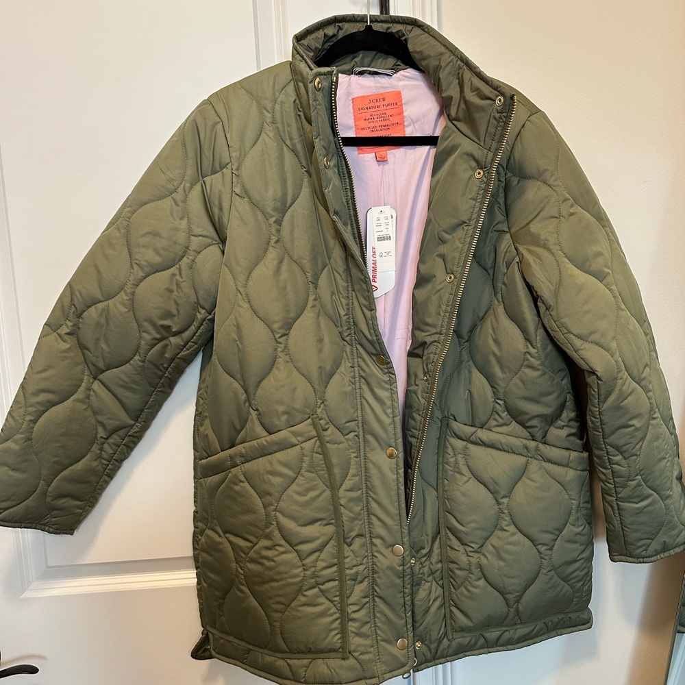 J.Crew Quiltef Cocoon Coat
